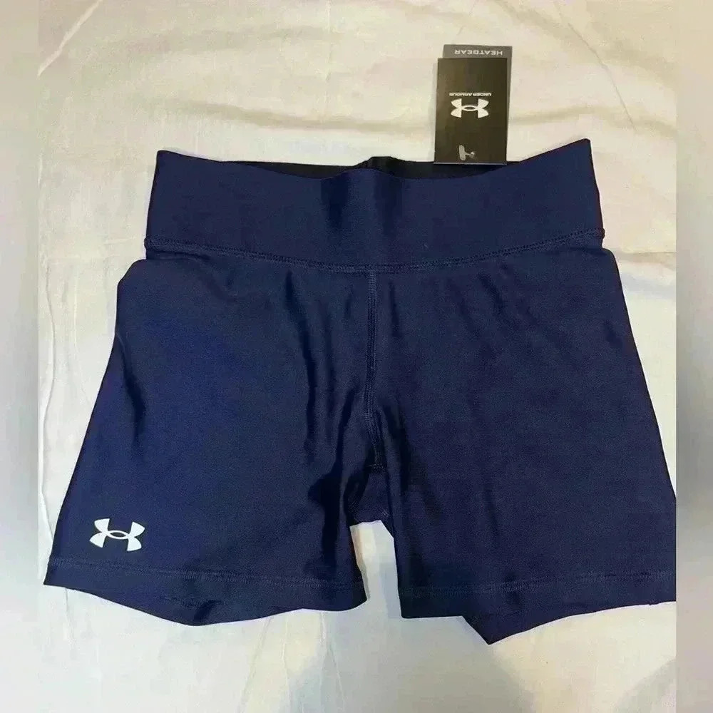 I’m selling Under Armor navy biker shorts new with tags!